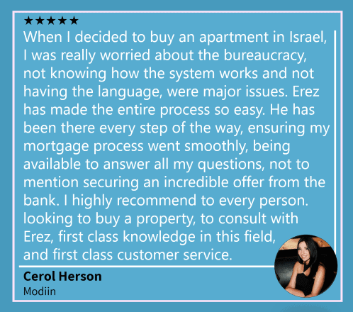 Mortgage consultant in Israel-review