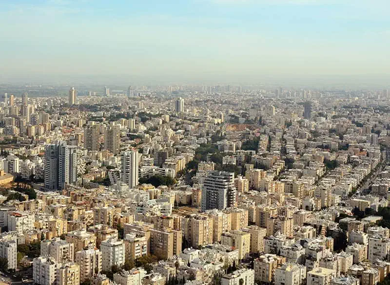 תמונה של בניינים בתל אביב